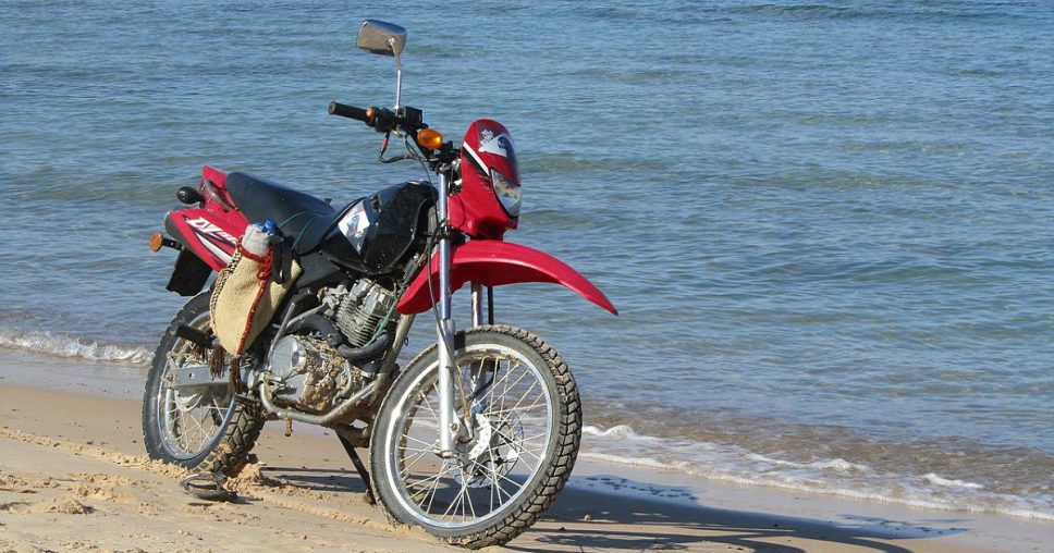 moto de vacaciones